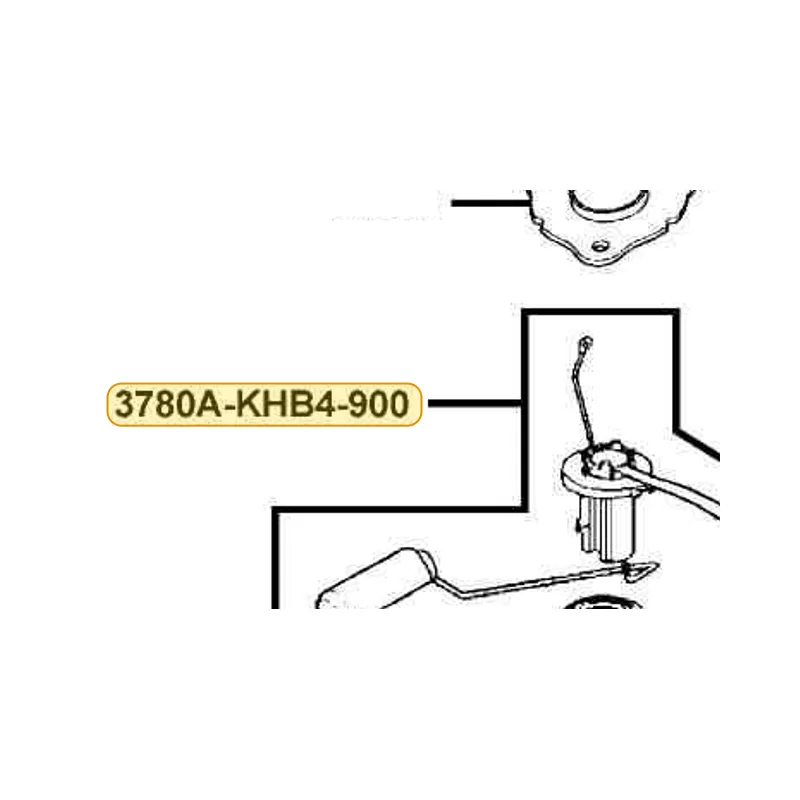 3780A-KHB4-900 FUEL UNIT ASSY — diagram cutout