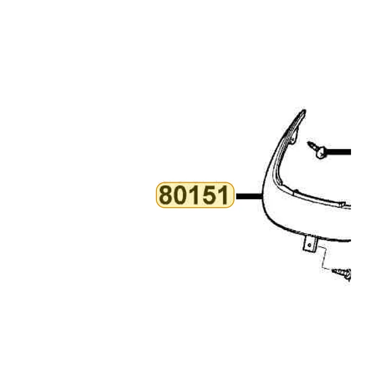 80151-KHB4-900-N1R COVER CENTER (Black) — diagram cutout