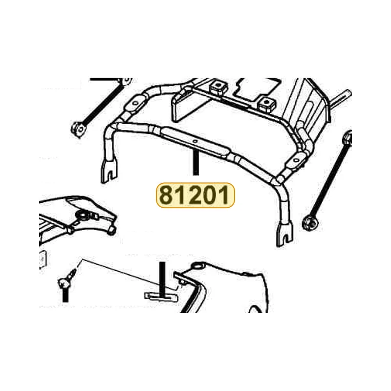 81201-KHB4-900 BRKT COMP RR CARRIER — diagram cutout