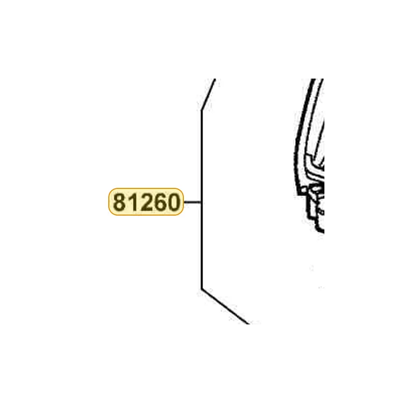 81260-KHB4-M30-N1R BOX ASSY LUGGAGE (Black) — diagram cutout