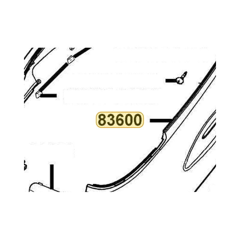 83600-KHB4-900-BUP COVER L BODY — diagram cutout