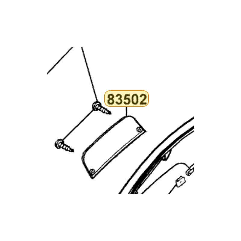 83502-KHB4-900-R7P LID BODY COVER — diagram cutout
