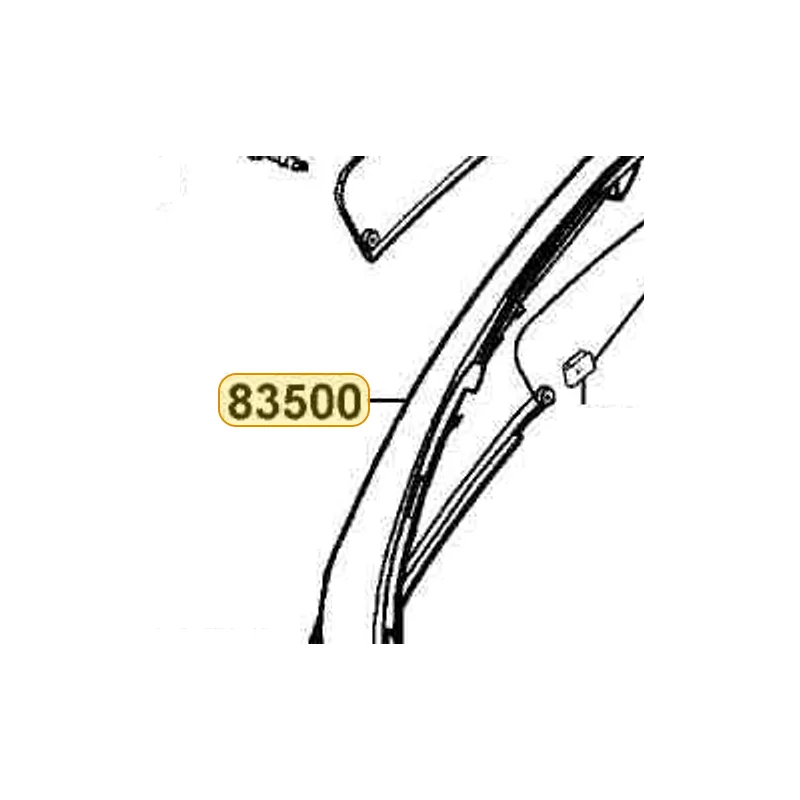 83500-KHB4-900-V3P COVER R BODY — diagram cutout