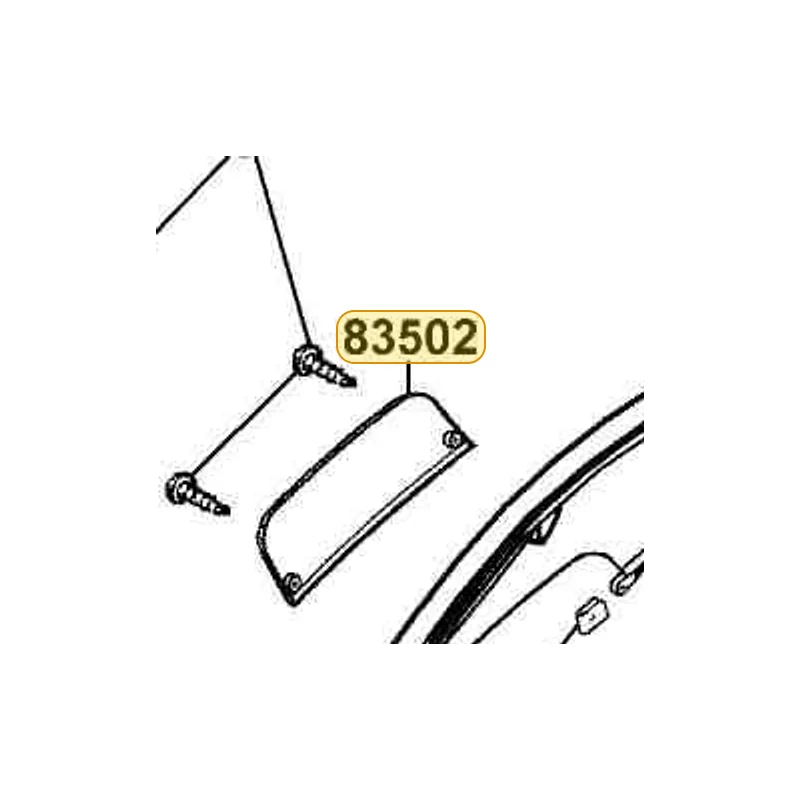 83502-KHB4-900-V3P LID BODY COVER — diagram cutout