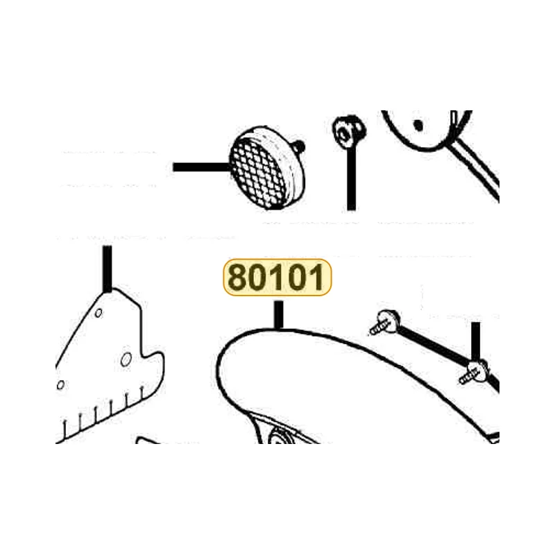 80101-KHB4-E00 FENDER A REAR — diagram cutout