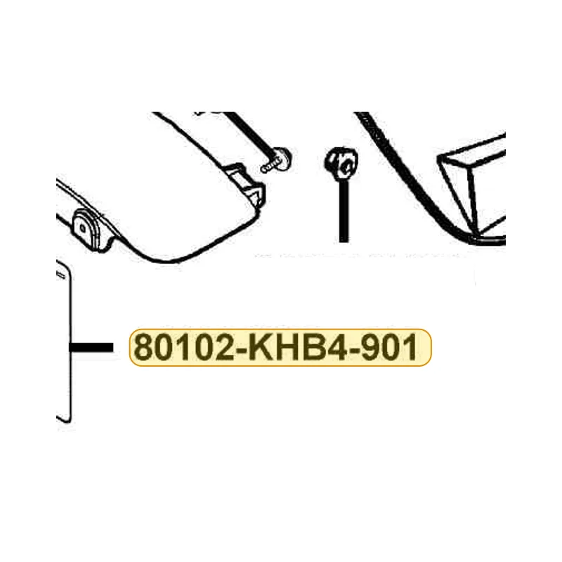 80102-KHB4-901 PLATE SPLASH BOARD — diagram cutout