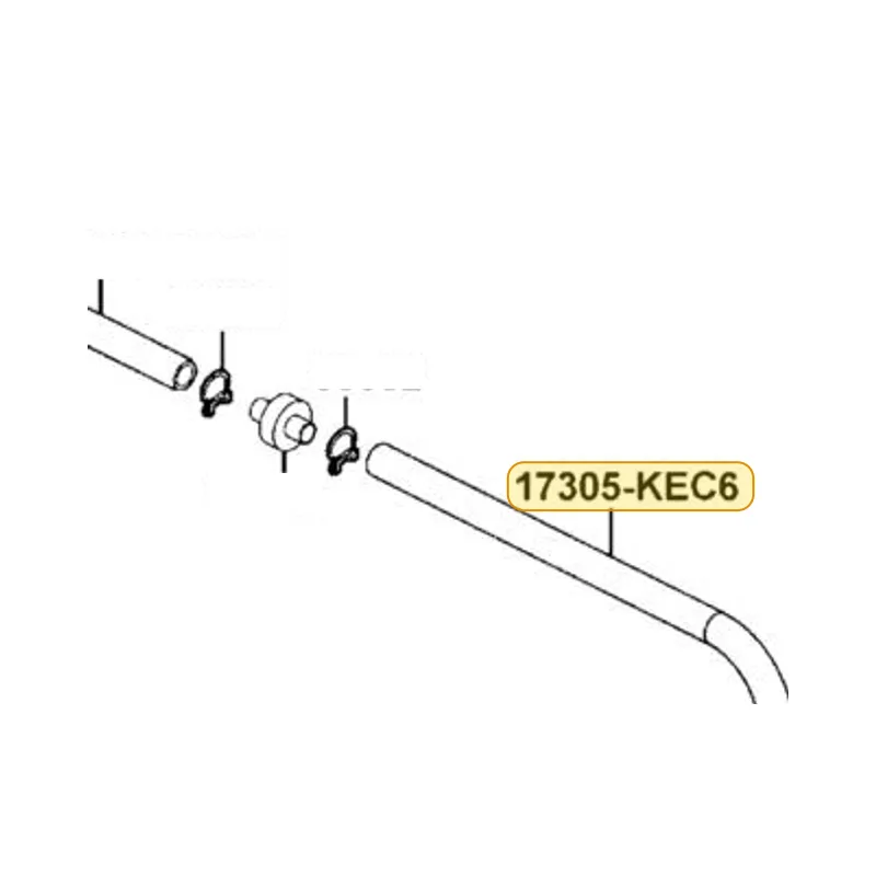 17305-KEC6-900 TUBE ASSY CANISTER-TANK — diagram cutout