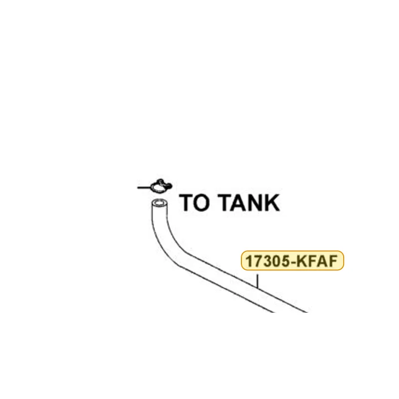 17305-KFAF-920 TUBE ASSY CANISTER-TANK — diagram cutout