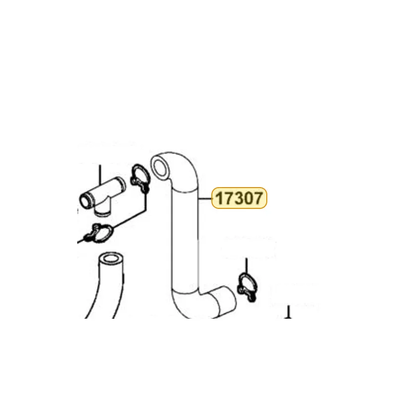 17307-KHB4-9000 TUBE ASSY CANISTER-AIR/C — diagram cutout