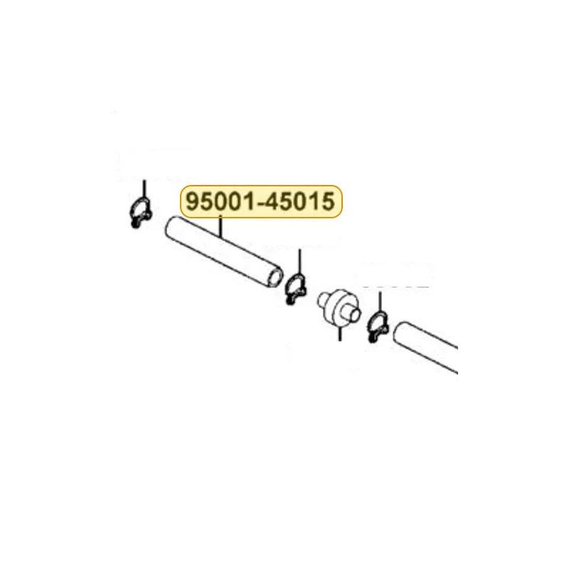 95001-45015-40 TUBE FUEL 4.5*150 — diagram cutout