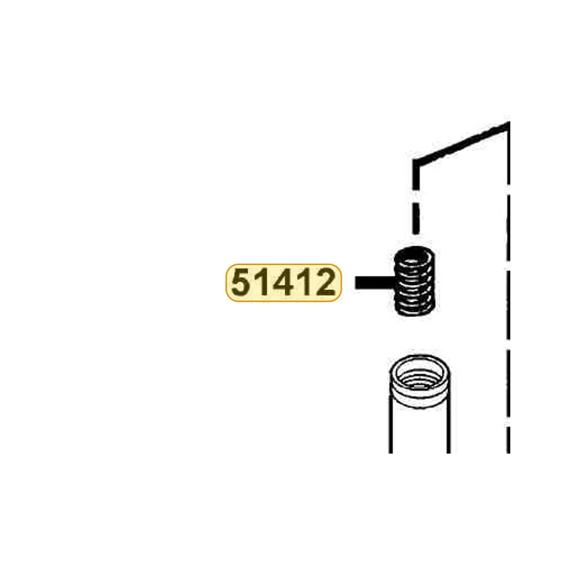 51412-KHB4-E00 REBOUND SPRING — diagram cutout