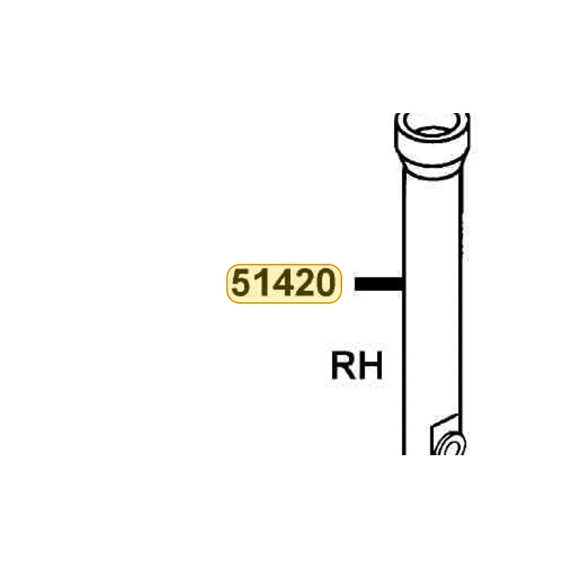 51420-KHB5-M00-NJA BOTTOM CASE R (Silver) — diagram cutout