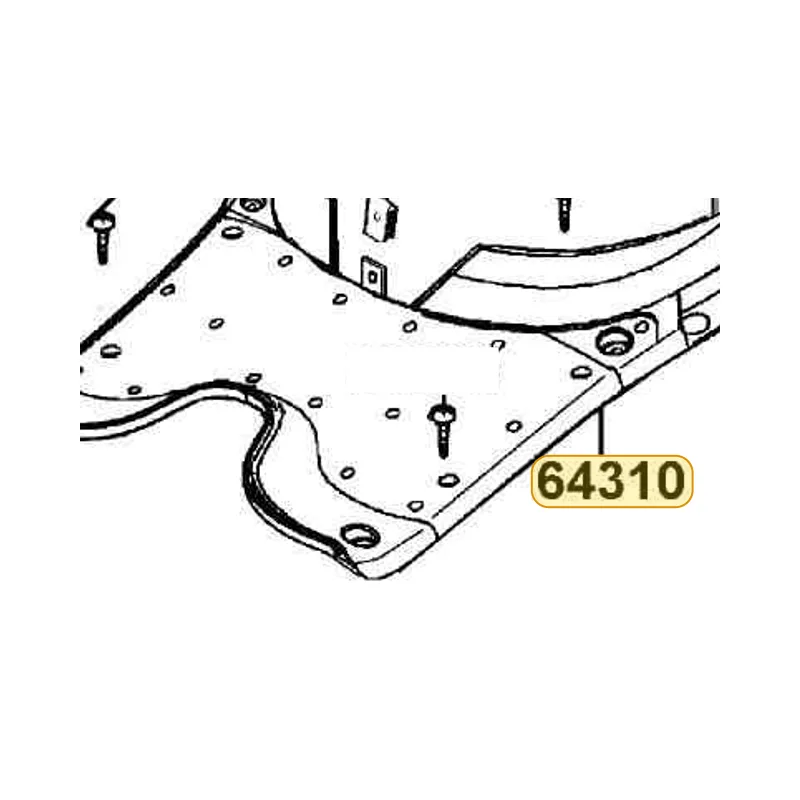 64310-KFA6-900-BGR FLOOR PANEL — diagram cutout