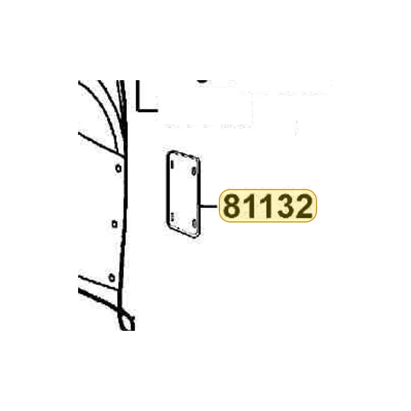 81132-KFA6-900-BGR LID LEG SHIELD — diagram cutout