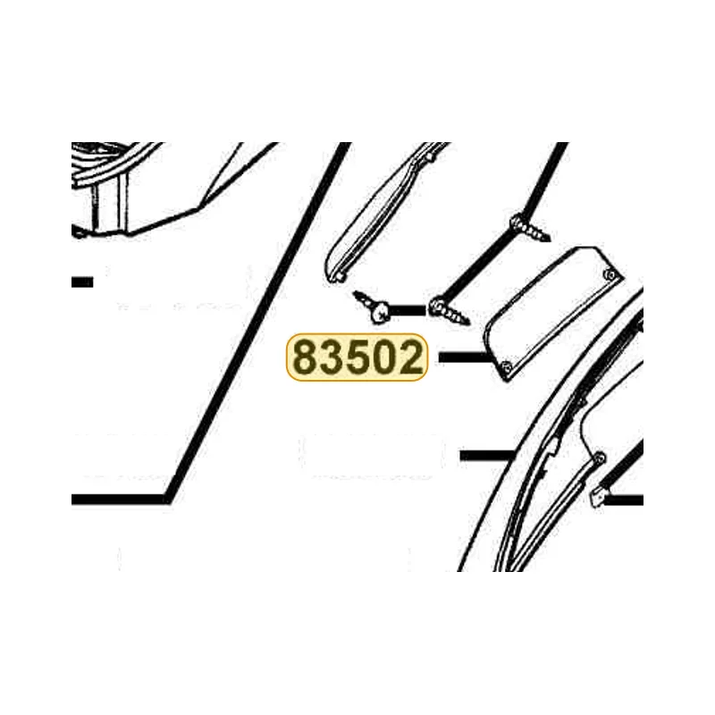 83502-KHB4-900-N1P LID BODY COVER — diagram cutout