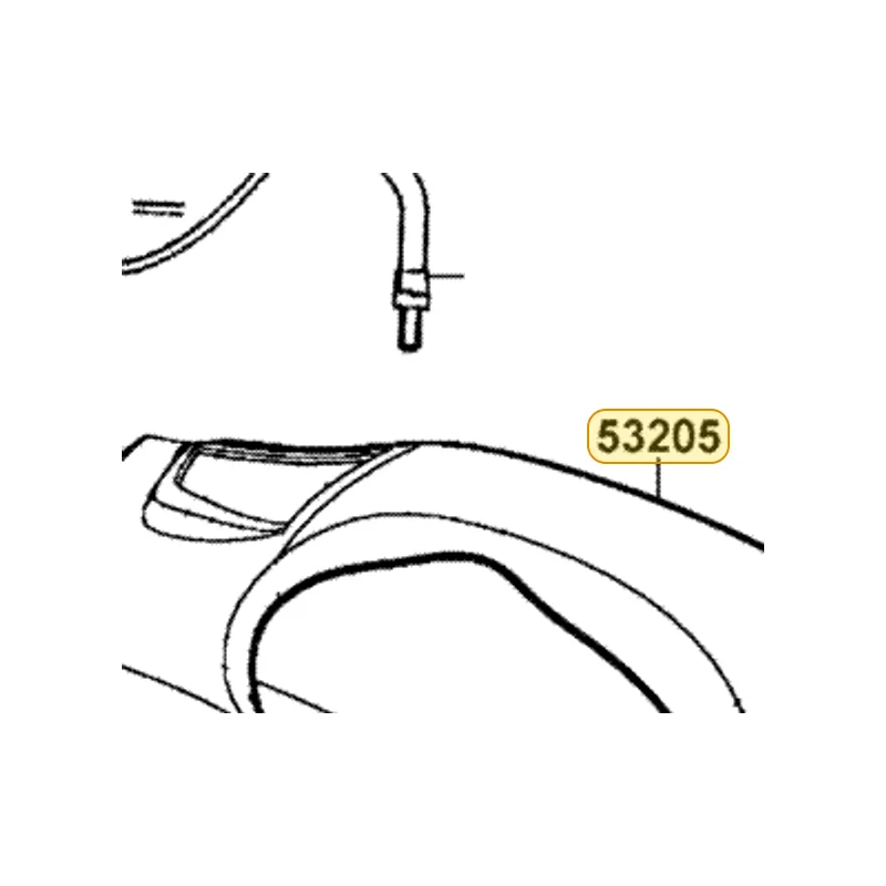 53205-KFA6-M00-NHP COVER FR HANDLE — diagram cutout