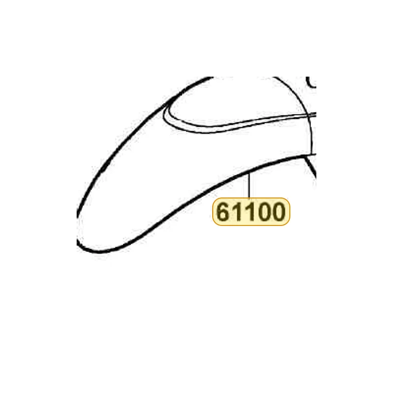 61100-KFA6-900-NHP FENDER FR — diagram cutout
