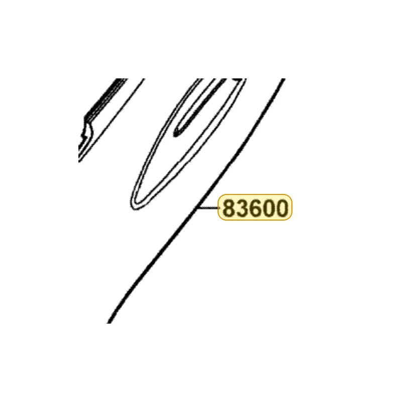 83600-KHB4-900-NHP COVER L BODY — diagram cutout
