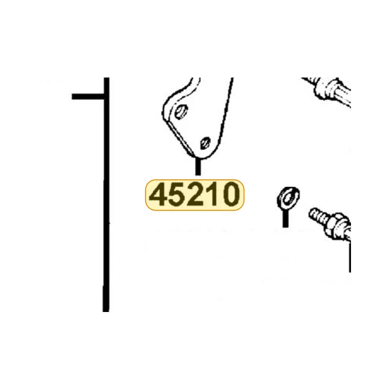 45210-KKAK-305 BRACKET FR — diagram cutout