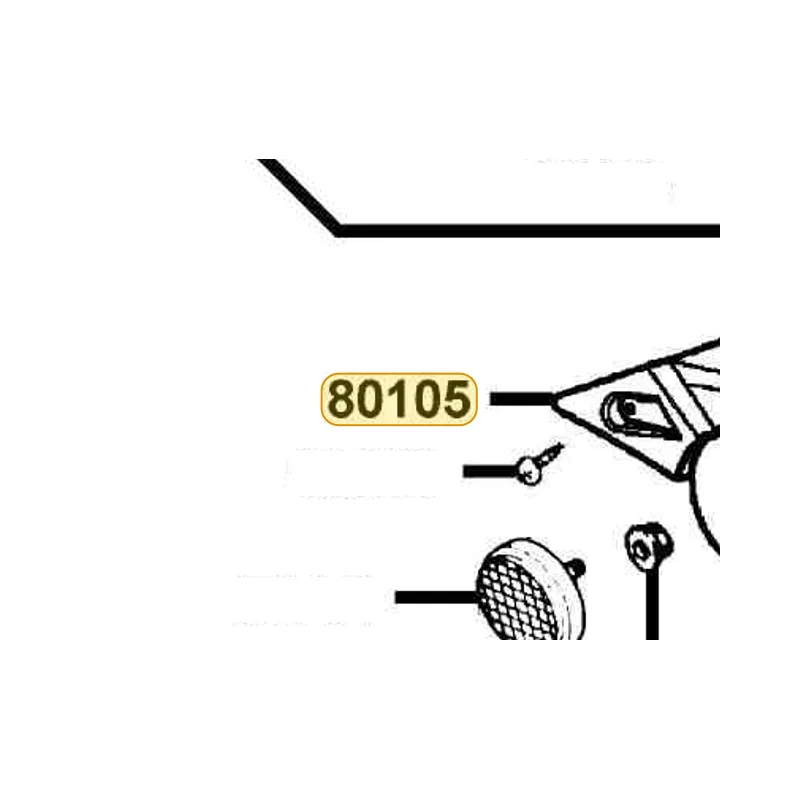 80105-KHB4-900-N1R FENDER REAR (Black) — diagram cutout