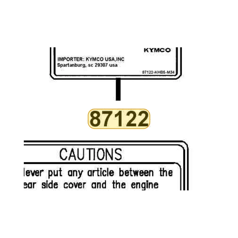 87122-KHB5-M34-T01 MARK EVAPORATIVE E/M — diagram cutout