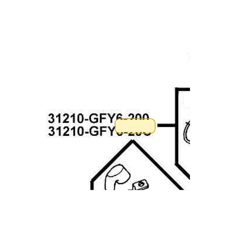 31210-GFY6-200 MOTOR UNIT START — diagram cutout