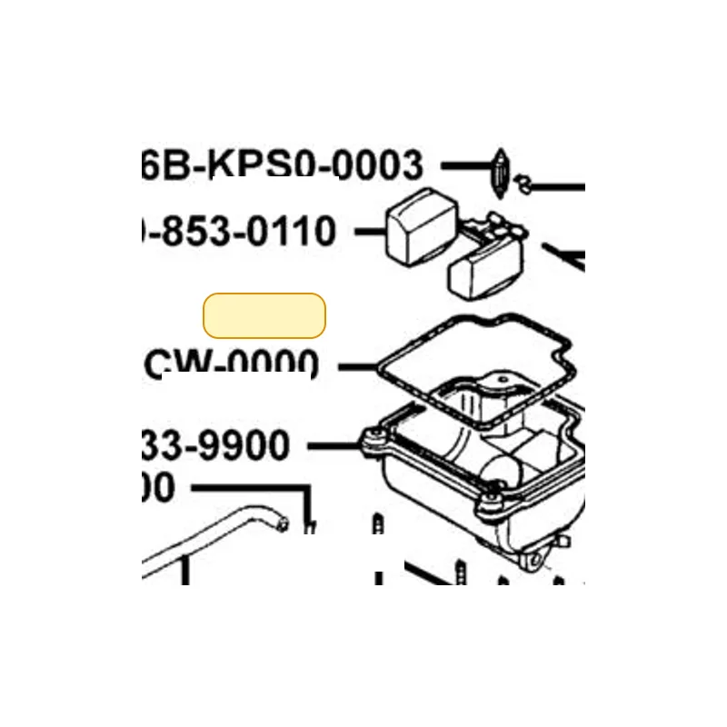 16163-KCW-0000 FLOAT CHAMPER GASKET — diagram cutout