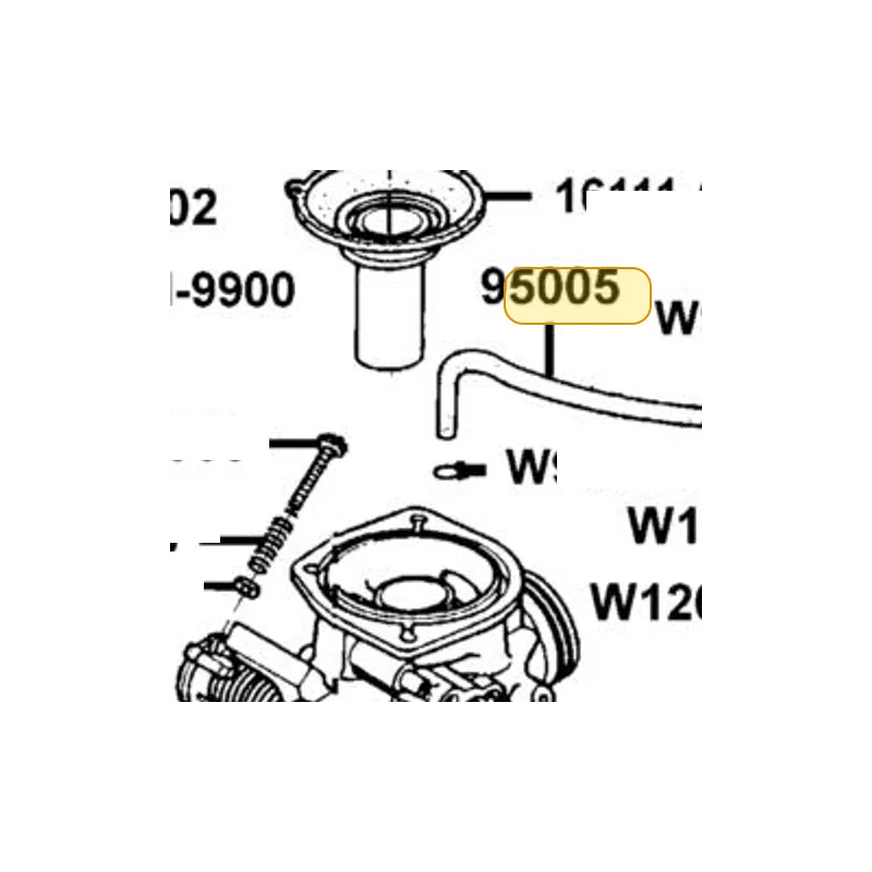95005-35190-20 TUBE RUBBER — diagram cutout
