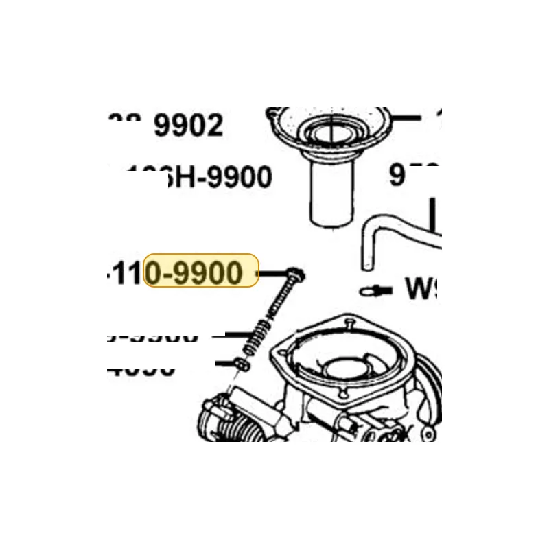 W1536-110-9900 STOP SCREW — diagram cutout