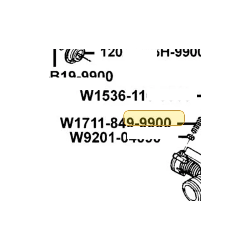 W1711-849-9900 SPG COMPR — diagram cutout