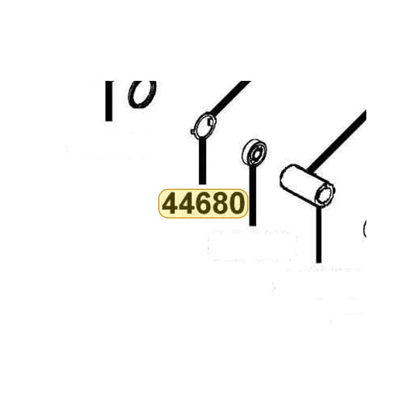 44680-4L10-001 RETAINER GEAR BOX — diagram cutout