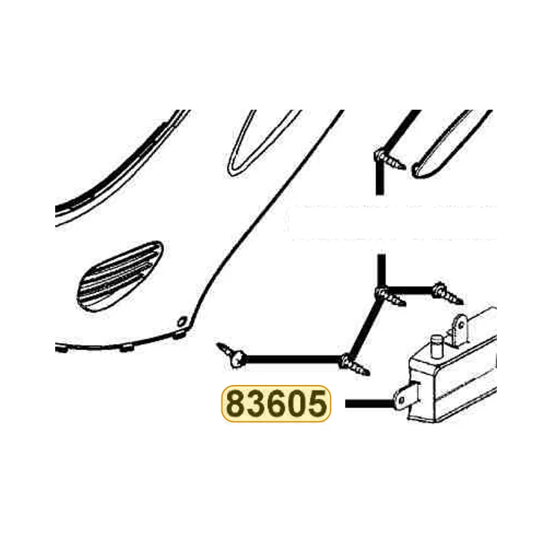 83605-KHB4-900 YUBE CASE AICV INT — diagram cutout