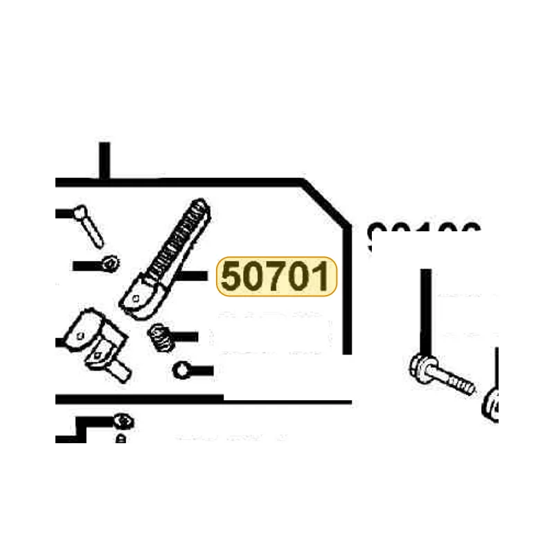 50701-KFA6-900 BAR R REAR STEP — diagram cutout