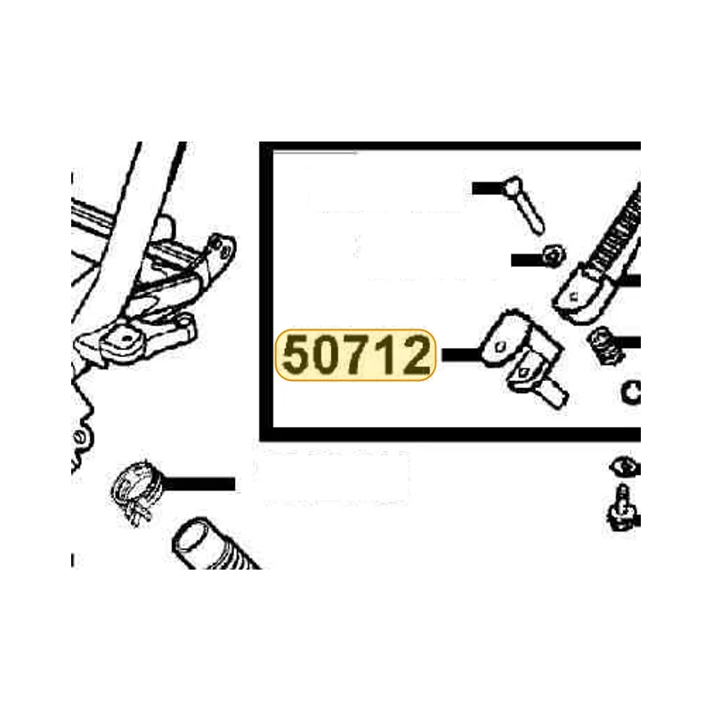 50712-KFA6-900 STAY L PILLION STEP — diagram cutout