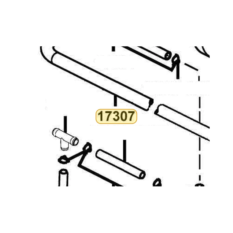 17307-KHB4-M31 TUBE ASSY — diagram cutout