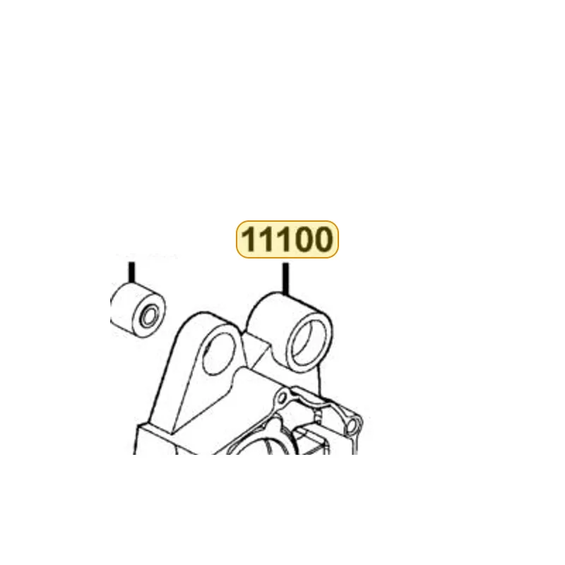11100-LCD4-E00 CRANK CASE COMP, RIGHT — diagram cutout