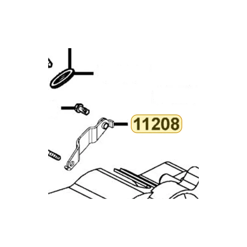 11208-LCD3-E00 STAY RR TIRE FENDER — diagram cutout