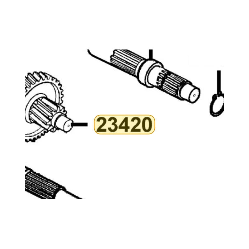 23420-LCD3-E00 SHAFT COMP COUNTER — diagram cutout