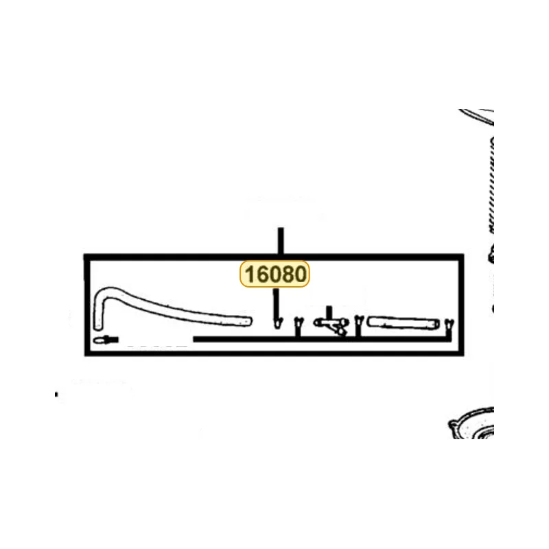 16080-KEC3-900 CLIP TUBE HOLDER — diagram cutout