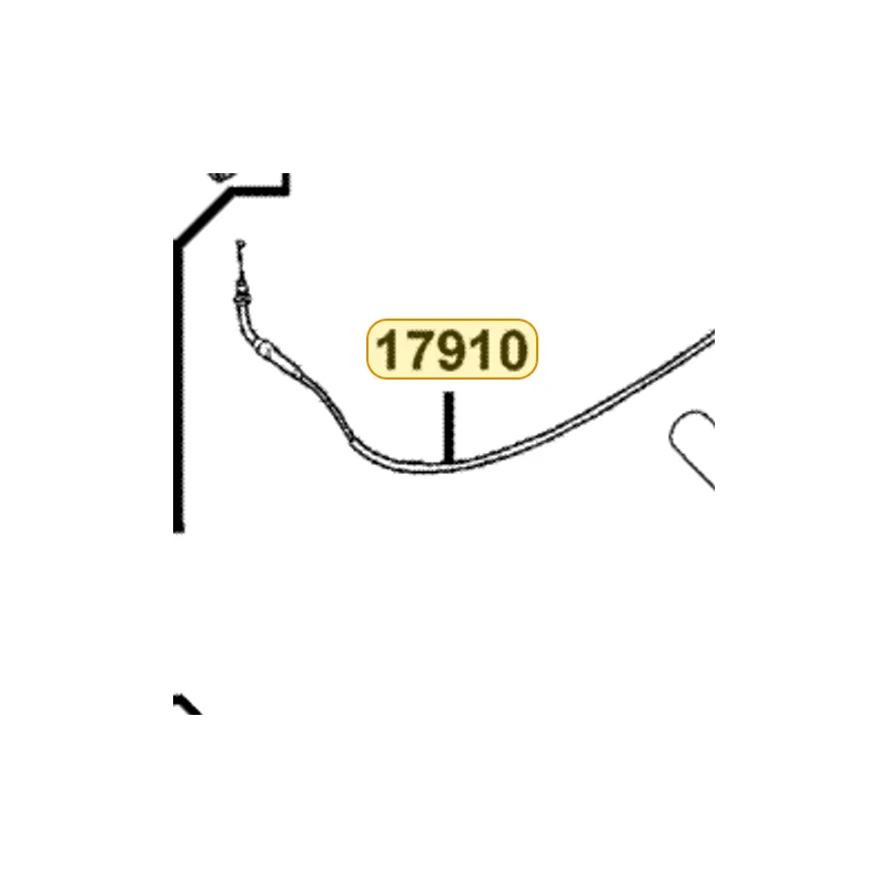 17910-KHD8-920 CABLE COMP THROT — diagram cutout