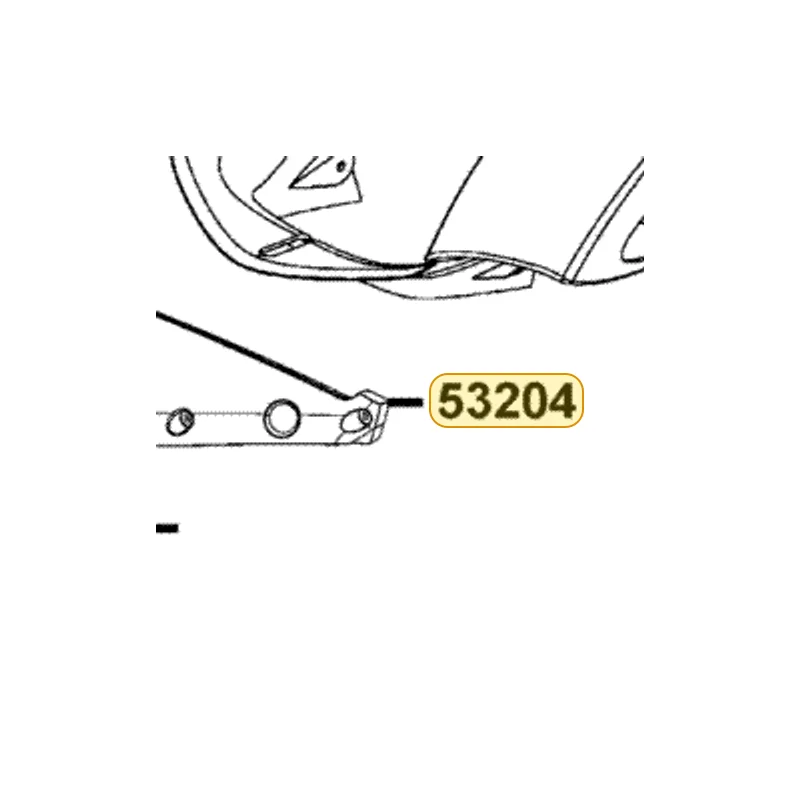 53204-LCD3-E00 COVER HEAD LIGHT — diagram cutout