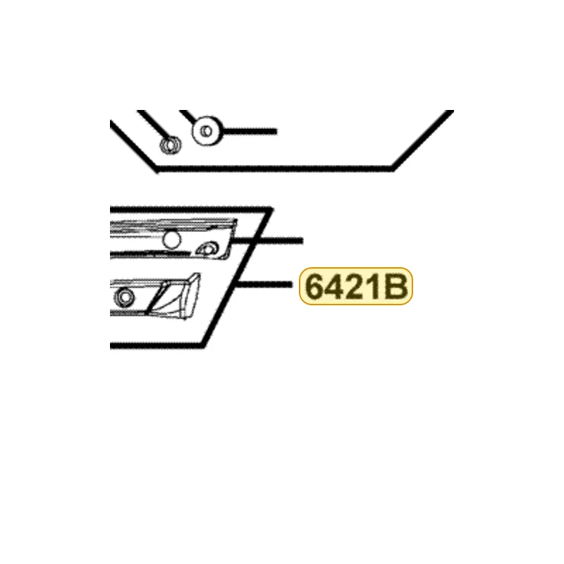 6421B-LCD3-E01 COVER ASSY VISOR OUT — diagram cutout