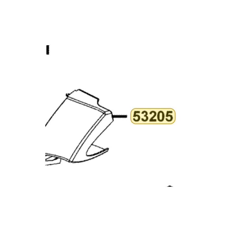 53205-LCD3-M30-C9P COVER FR HANDLE — diagram cutout