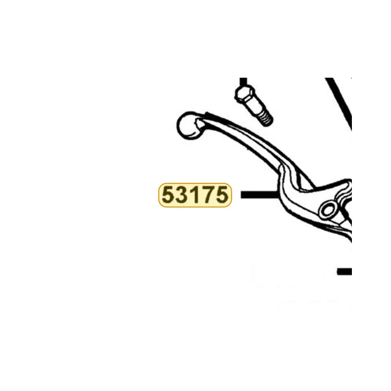 53175-KXBX-M10-M3A LEVER R STRG HANDLE — diagram cutout