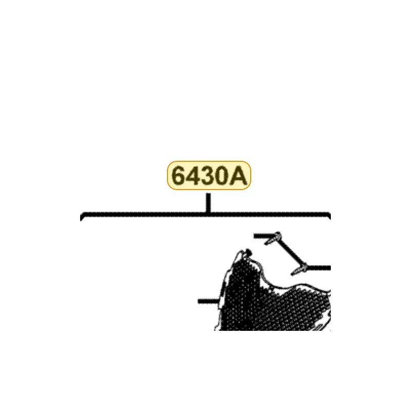 6430A-LCD3-E00 COVER ASSY FR GRILL — diagram cutout
