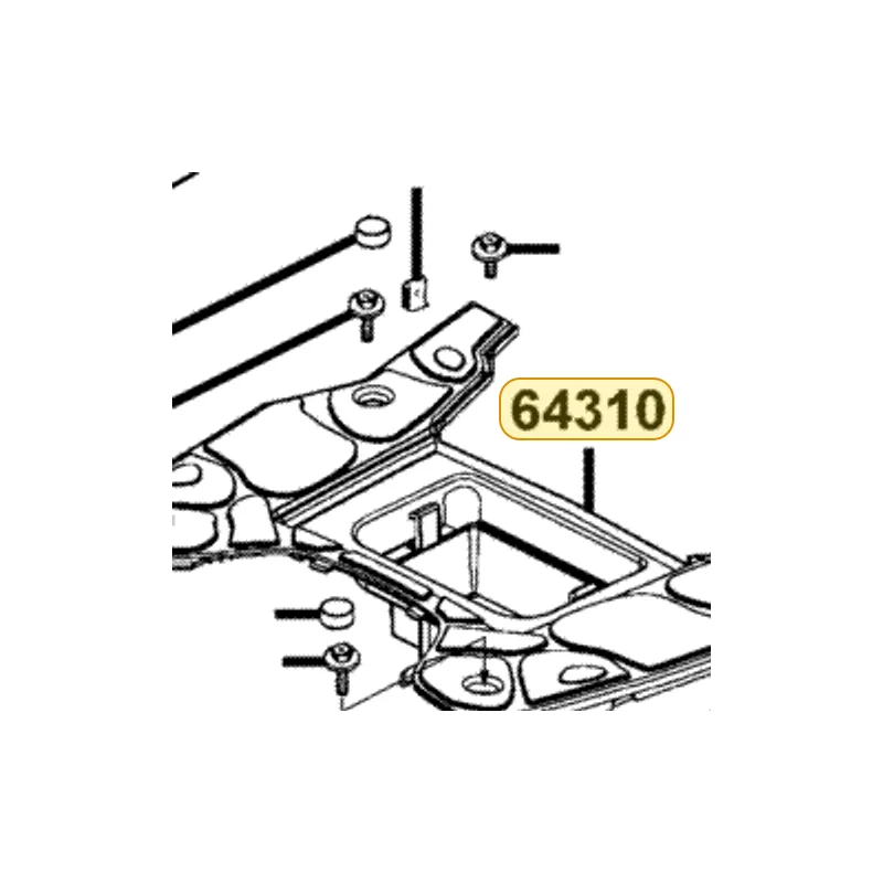 64310-LCD3-E00-N1R FLOOR PANEL (Black) — diagram cutout
