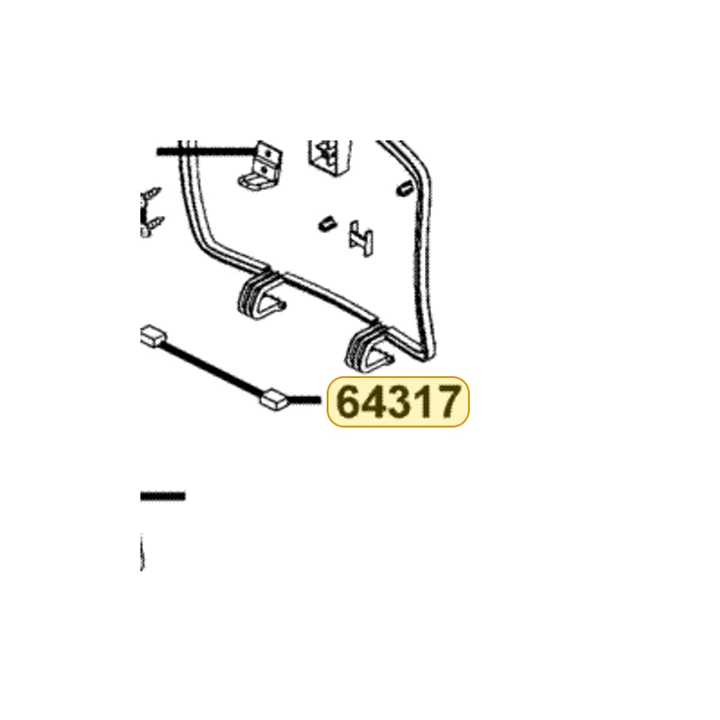 64317-LCD3-E00 SEAL INNER BOX LID — diagram cutout
