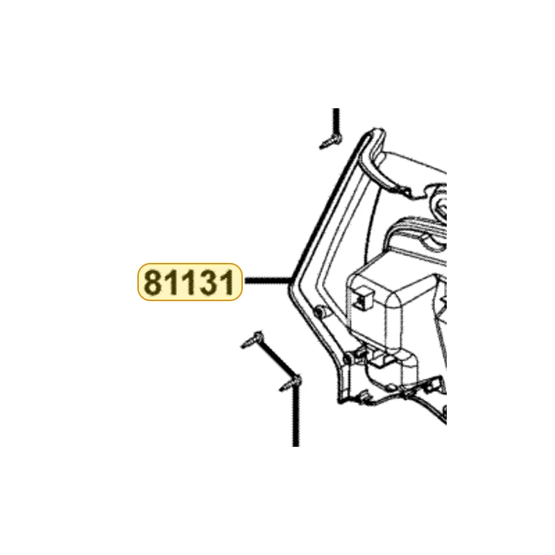 81131-LCD3-E01-BAP LEG SHIELD UP — diagram cutout