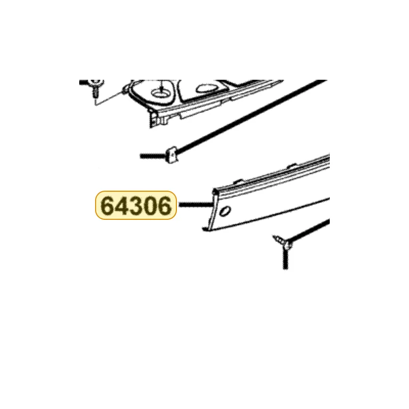 64306-LCD3-E00-C9P SKIRT L SIDE — diagram cutout