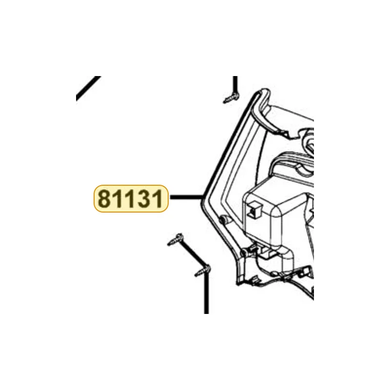 81131-LCD3-E01-C9P LEG SHIELD UP — diagram cutout